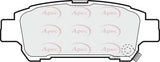 APEC Rear Brake Pads PAD1238