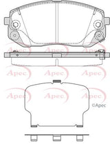 APEC Front Brake Pads PAD2348
