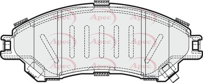 APEC Front Brake Pads PAD2026