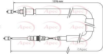 APEC Brake Cable CAB1383