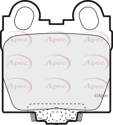 APEC Rear Brake Pads PAD1126