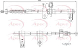 APEC Brake Cable CAB1086