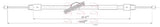 APEC Brake Cable CAB1794