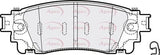 APEC Rear Brake Pads PAD2066