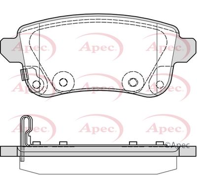 APEC Rear Brake Pads PAD2389