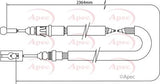 APEC Brake Cable CAB1054