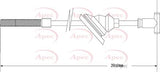 APEC Brake Cable CAB1326