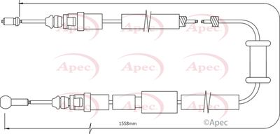 APEC Brake Cable CAB1482