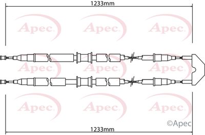 APEC Brake Cable CAB1464