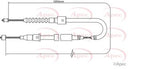 APEC Brake Cable CAB1470