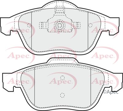 APEC Front Brake Pads PAD1186