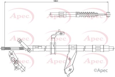 APEC Brake Cable CAB1440