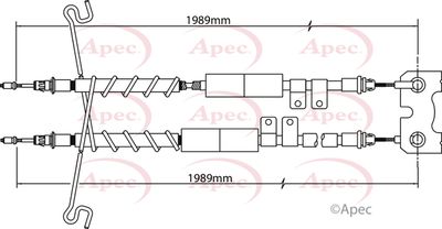 APEC Brake Cable CAB1203