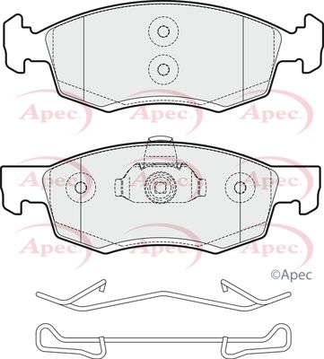 APEC Front Brake Pads PAD2017
