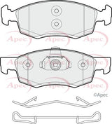 APEC Front Brake Pads PAD2017