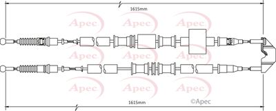 APEC Brake Cable CAB1477