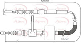 APEC Brake Cable CAB1006