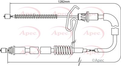 APEC Brake Cable CAB1181