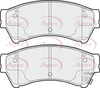 APEC Front Brake Pads PAD1698