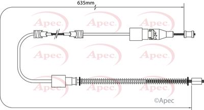APEC Brake Cable CAB1531