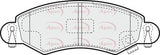 APEC Front Brake Pads PAD1165