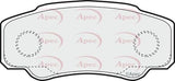 APEC Rear Brake Pads PAD1261