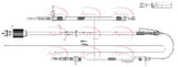 APEC Brake Cable CAB1659