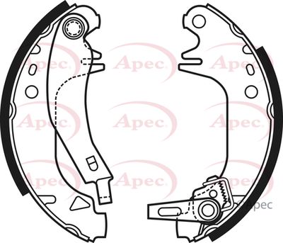 APEC Brake Shoes SHU671