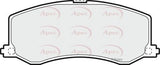 APEC Front Brake Pads PAD1028