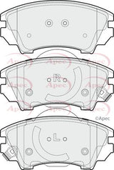 APEC Front Brake Pads PAD1684