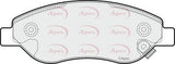 APEC Front Brake Pads PAD1576