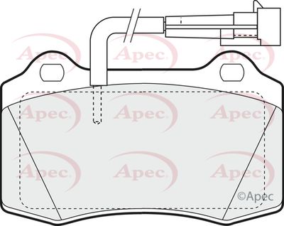 APEC Rear Brake Pads PAD1150