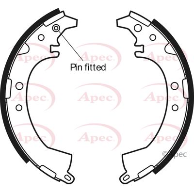 APEC Brake Shoes SHU604