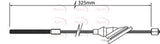 APEC Brake Cable CAB1145