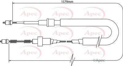 APEC Brake Cable CAB1401