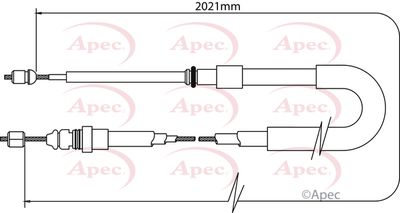 APEC Brake Cable CAB1379