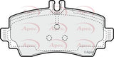 APEC Front Brake Pads PAD1294