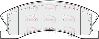 APEC Front Brake Pads PAD1389
