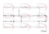 APEC Brake Cable CAB1417