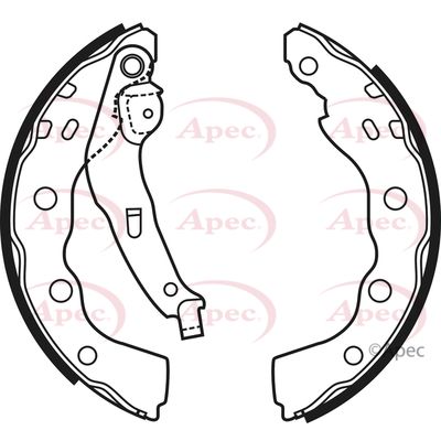 APEC Brake Shoes SHU587