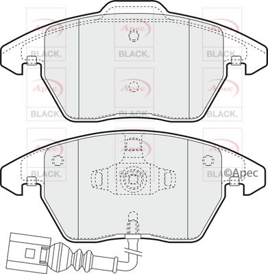 APEC Front Brake Pads PAD1313B