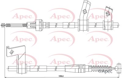 APEC Brake Cable CAB1427