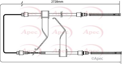 APEC Brake Cable CAB1173