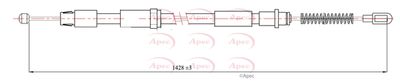 APEC Brake Cable CAB1291
