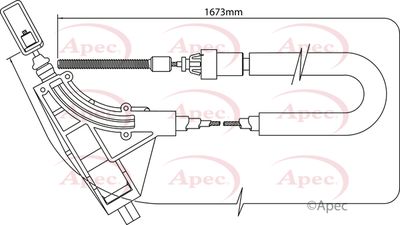 APEC Brake Cable CAB1351