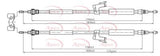 APEC Brake Cable CAB1586