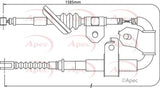 APEC Brake Cable CAB1431