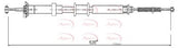 APEC Brake Cable CAB1608