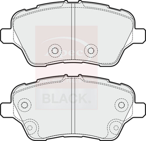 APEC Black Front Brake Pads PAD1905B
