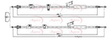 APEC Brake Cable CAB1613